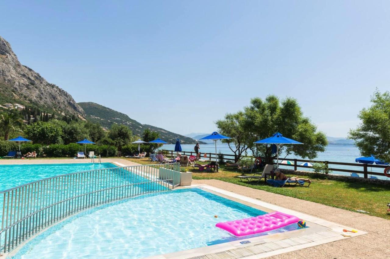 شقة Pebbles And Sea At Barbati With Shared Pool المظهر الخارجي الصورة